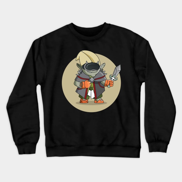 Relic Hunters - Green Goblin with Assassin Cloak Crewneck Sweatshirt by Lovelace Designs